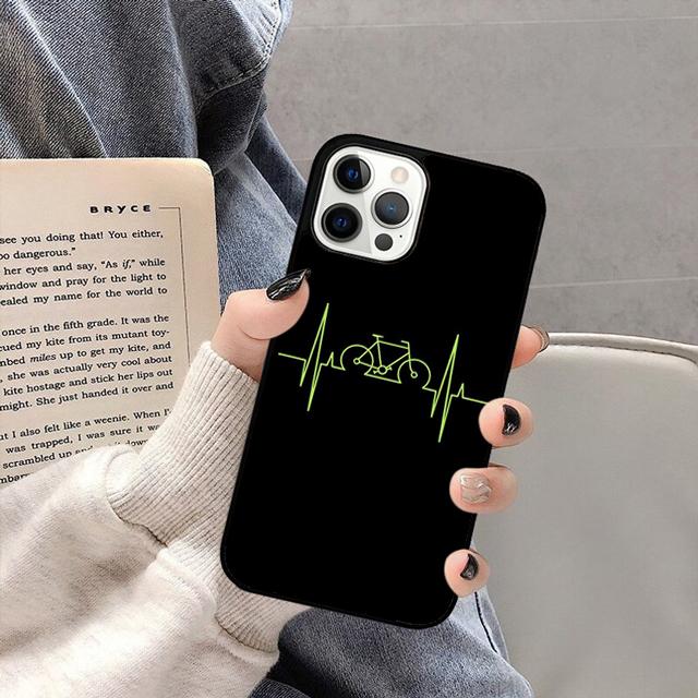 Beat Heart BIKE CYCLING Sport Phone Case For For iPhone 17 Air 16 15 11 12 13 14 Pro Ma Plus Coque