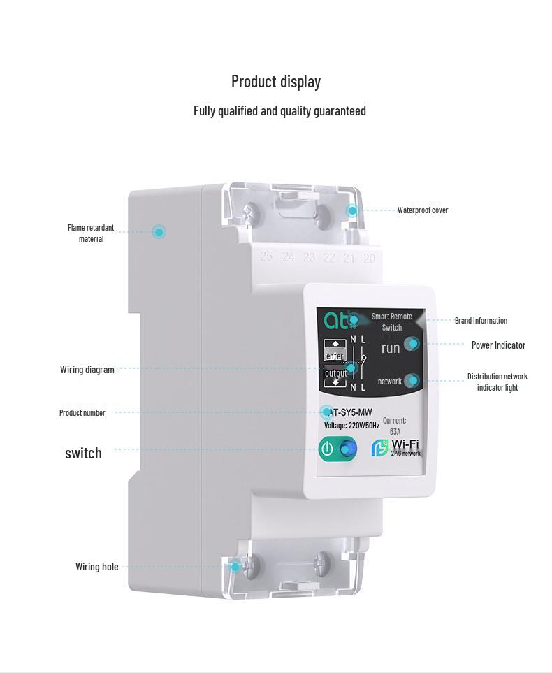 Graffiti Smart WiFi Remote Control Switch for Wireless Water Pump & 4G Advertising Light