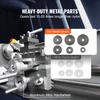Metal Lathe Machine, 8.3'' x 29.5'', Precision benchtop power metal lathe, 0-2500 RPM Continuously Variable Speed, 750W Brushless Motor Metal Gears,