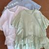1116 Sommer Neu Damen Rundhals Japanisches Ramie Hemd Lockeres Hemd Top Strickjacke Retro Literarischer Stil Ins