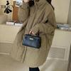 Women's Fashion Casual Fall Winter Solid Color Print Long Sleeve Jackets & Coats Down Coats