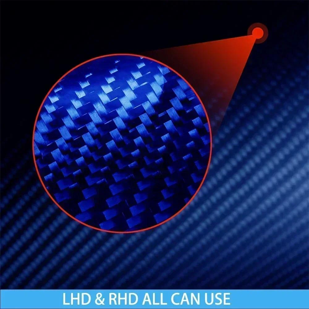 For Jaguar F-TYPE 2013-2024 Carbon Fiber Center Console Gear Shift Frame Car Accessories Interior Decorative Cover Stickers Trim