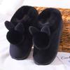 Papuci de toamnă și iarnă din bumbac Pantofi anti-alunecare pentru interior Pantofi cu talpă moale Păstrează cald Pantofi simpli din bumbac de pluș La modă și drăguț