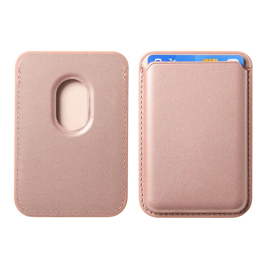MagSafe Leder Kartenhalter für iPhone 12-17 Serie - Ausziehbarer Kartenhalter, Handy-Rückenbefestigung