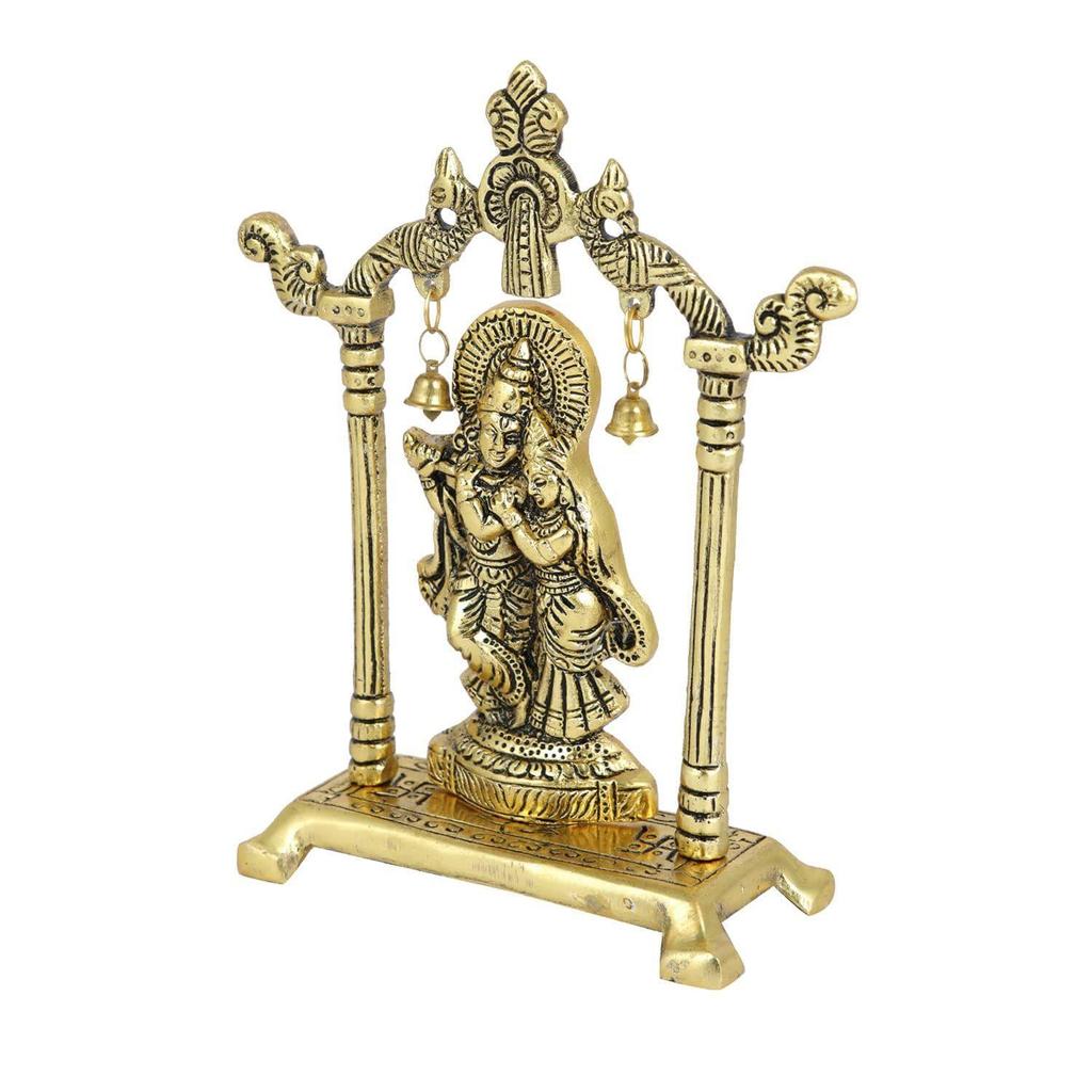 Krishna Idol Sculpture Statue Figurine Decorative Showpiece for Janmashtami Home Decoration Temple and Gift (Size 7 X 5 Inches) (5 Pieces)