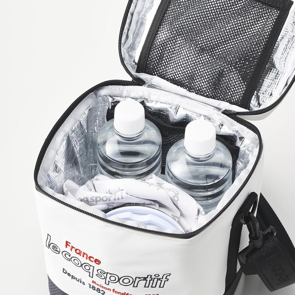 Coq Thermal Cold Holds 4 PET Shoulder All Year WHNV [Le Sportif] Pouch, Insulation, Insulation, Bottles, Vertical, Included, Round, Golf, LG4FTT45M,