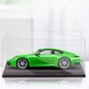 Acrylic Display Box, Showcase with Black Base, Toy Car Storage Organizer for 1:32 Vehicle Statue