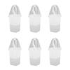 12PCS Plant Pots with Wicking System Transparent Double Layer Design Pots with Labels for Small Indoor Plants
