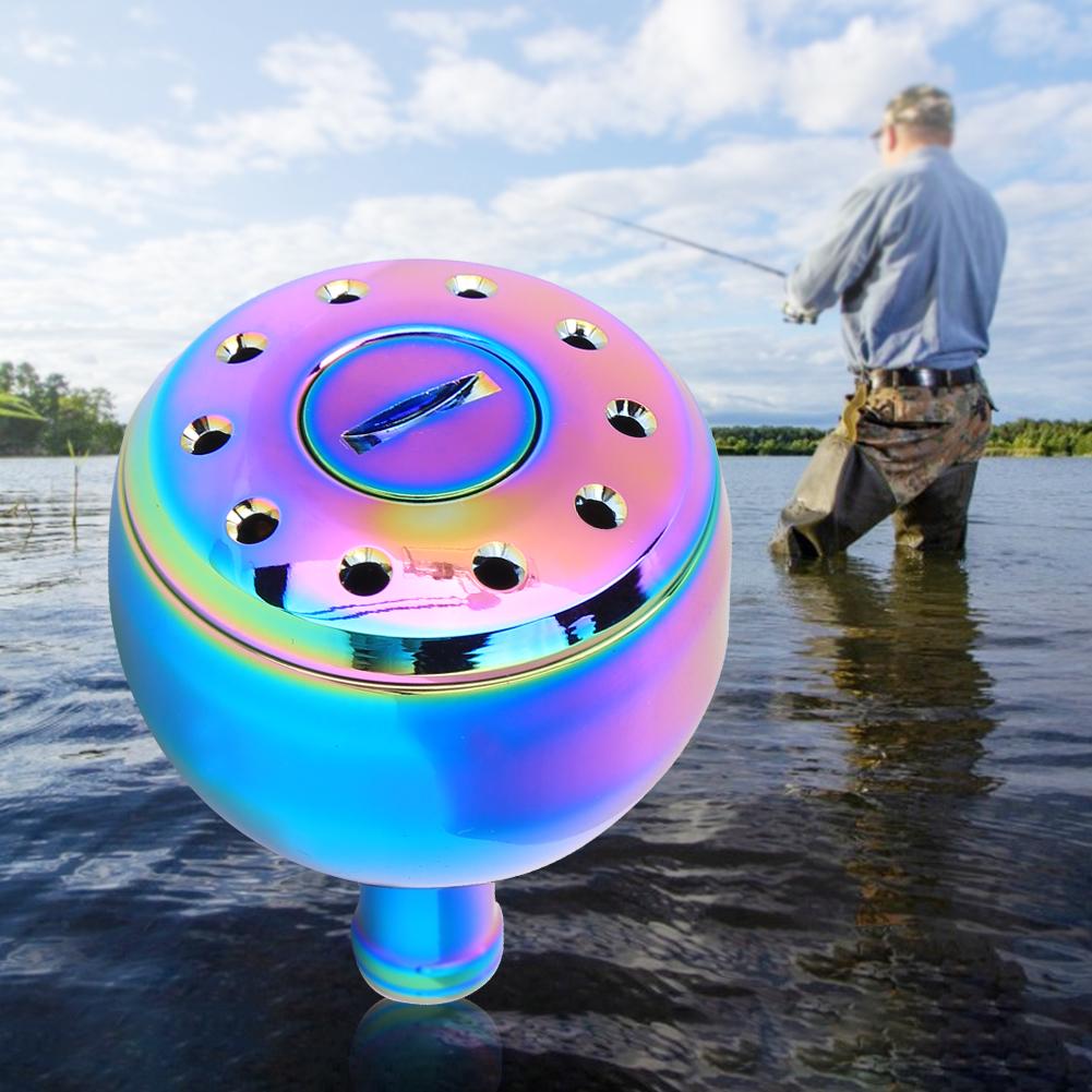 38MM Aluminium Alloy Colorful Fishing Wheel Handle Modification Rocker Arm Power Knob ReelHandle Reel