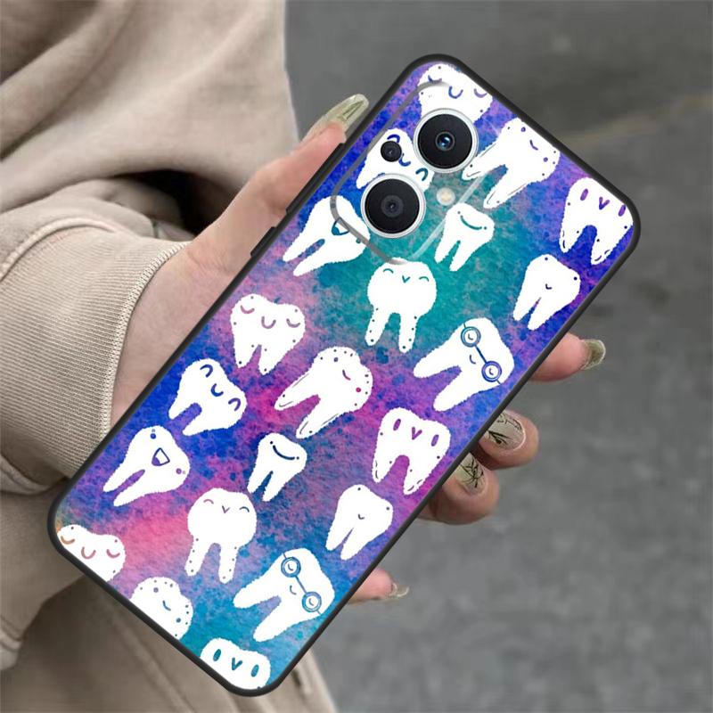 Dentist Dental Tooth Nurse Case For OPPO Reno 7 8 Lite 10 11 12 13 14 Pro 8T 12F 13F 14F OPPO Find X8 X6 X9 Pro Cover