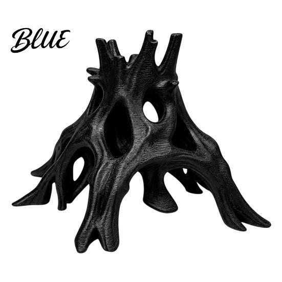 Shrimp Hiding Cave 3D Printed Aquarium Hideout, Hollow Tree Root Shaped Fish Tank Decoration, Accessories Breeding Shelter for Shrimp, Cichlids, Small