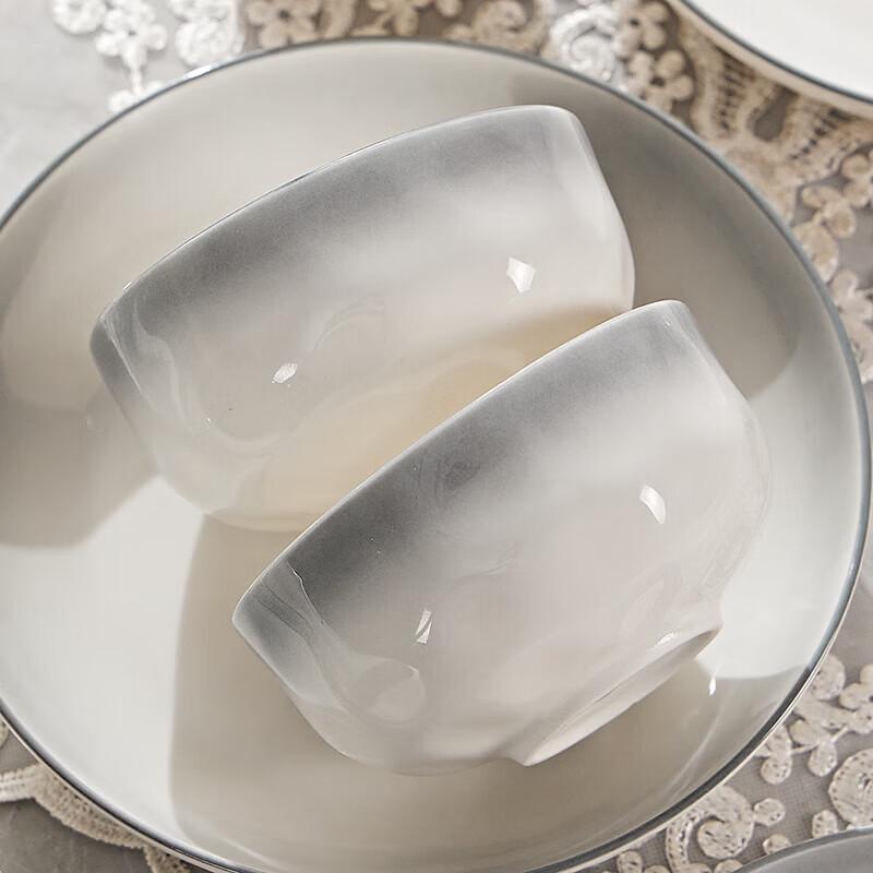 Nordic Ceramic Underglaze Rice Bowl