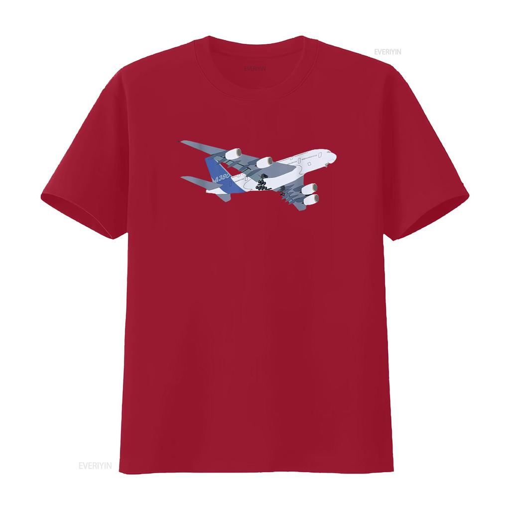 A380 SUPER JUMBO FLUGZEUG ERWACHSENE KINDER FLUGZEUG T-SHIRT vintage Gewaschen Bequem Weich Mann Streetwear Designer Kleidung Dehnbar