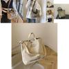 Large Capacity Stylish Canvas Shoulder Bag For Women Ideal For Autumn Commutes