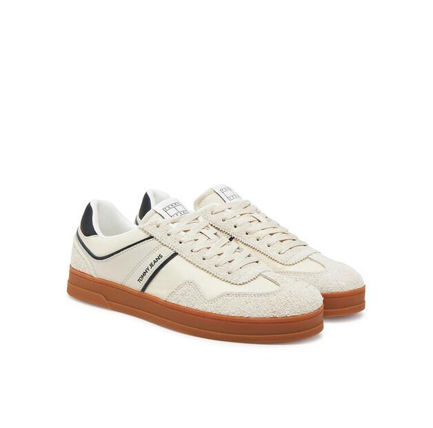 Men's Sneakers Tommy Jeans The Greenwich Mix Media Em0em01606 Beige