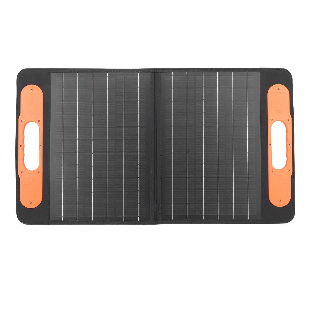 100W Faltbares Solarpanel Camping   Hohe Effizienz USB A Typ C Ausgang für Powerstation, Kompatibel mit 5V und 12V Geräten