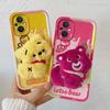 KEYSION Cute 3D Cartoon Plush Case for OPPO Reno8 Z 5G 7Z with Lanyard Silicone Shockproof Phone Cover for OPPO Reno 7 8 Lite 5G