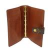 Used 12564 Agenda PM R20005 8001 LV Logo Flower Brown Diary 6-Hole Card Case Monogram Maroon Unisex from Japan AUTHENTIC