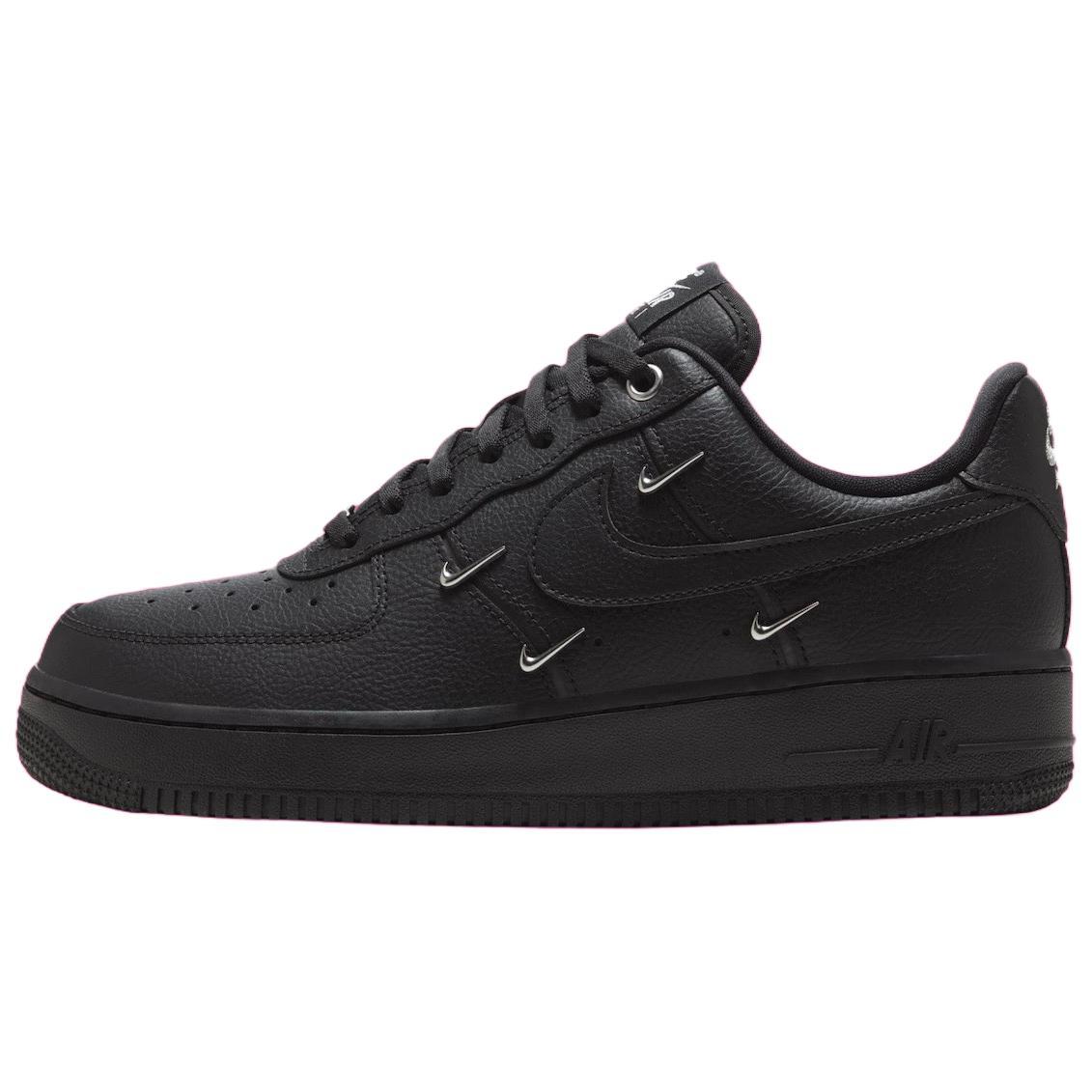 

Женские кроссовки Nike Air Force 1 Low 07 Lx Черный Серебристый Мини Свуш HQ1180-001 38 чёрный