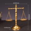 Decorative Balance of Justice Rustic Look Sculpture Sturdy Scale for