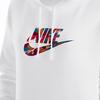 Nike Women's Comfortable Hooded Long-Sleeve Sweatshirt White