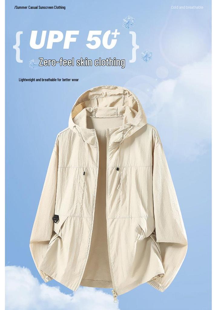 2026 Couple's Summer UV Protection Jacket: Lightweight, Breathable, Ice Silk Design