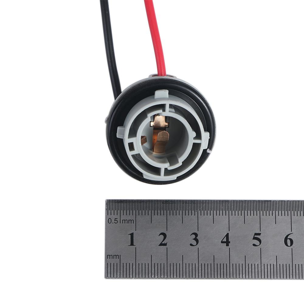 Round Socket Headlight Turn Signal Light Lamp Holder Light Bulb Socket Light Base Light Bulb Holder