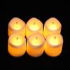 24PCS Electric LED Candles Plastic Electronic Components Tea Light Set For Wedding Confession Decoration Flameless