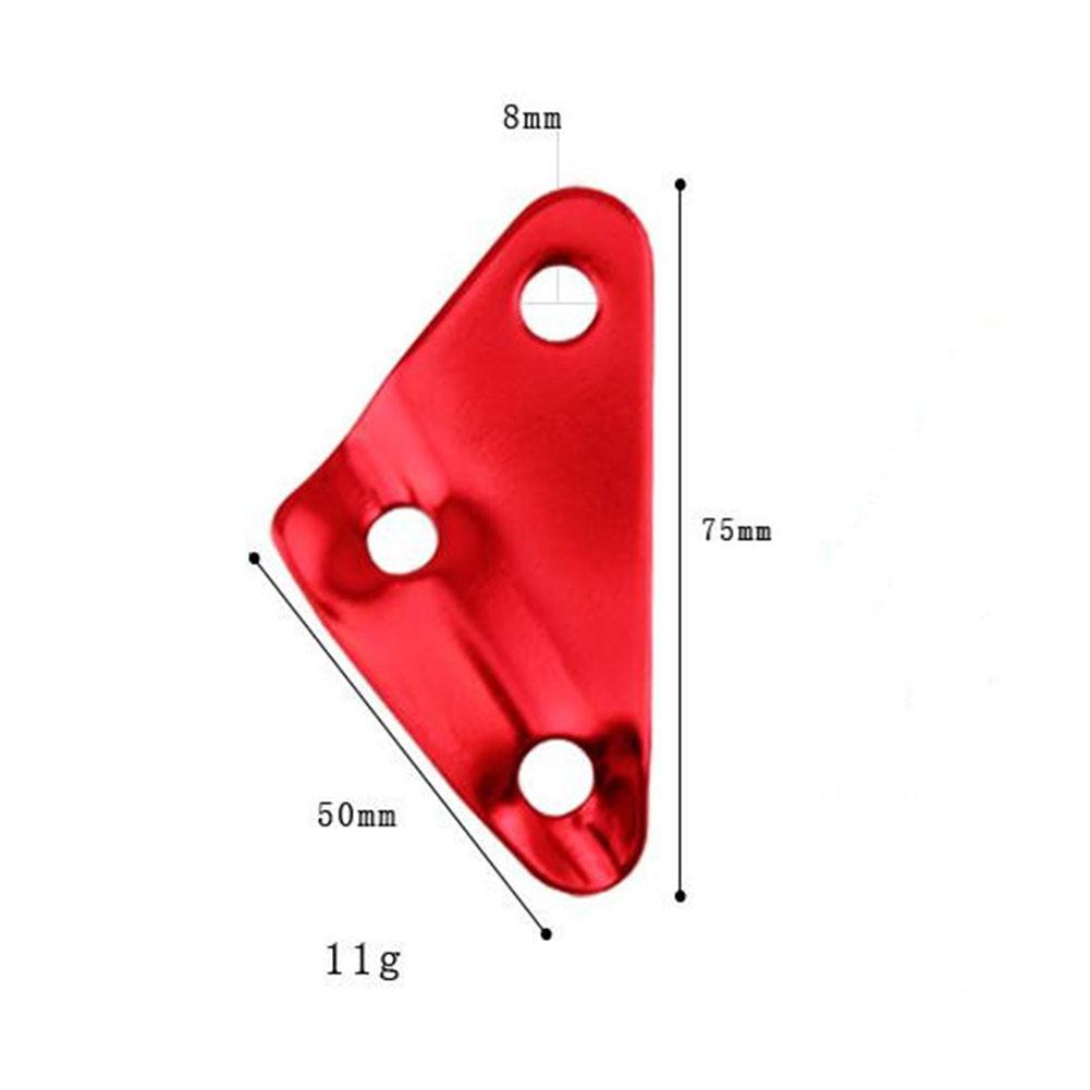 Outdoor Triangle Rope Buckle Three-holes Anti-slip Buckle for Camping Tent