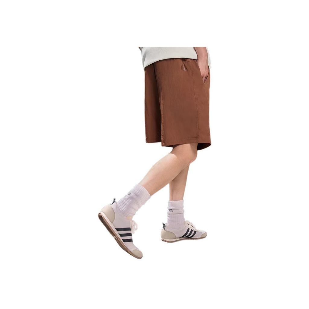Adidas Verbiage Woven Shorts Comfortable Sports Casual Shorts Men Shorts Brown JC8214