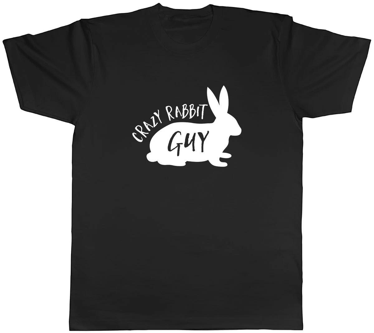 Crazy Rabbit Guy Mens Unisex T-Shirt Tee M