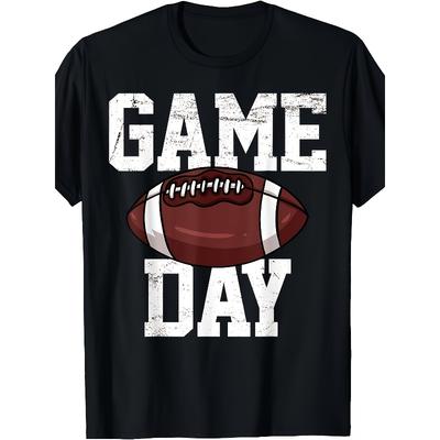 European Sizes Men'S Vintage Football Player Graphic T-Shirt  Machine Washable, Regular Fit, All-Season Comfort, Casual Sports Fan Apparel