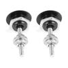 2/4pcs Black Body Kit Latch Clip Quick Release Push Button Engine Bonnet Lock Front Bumper Hood Pin