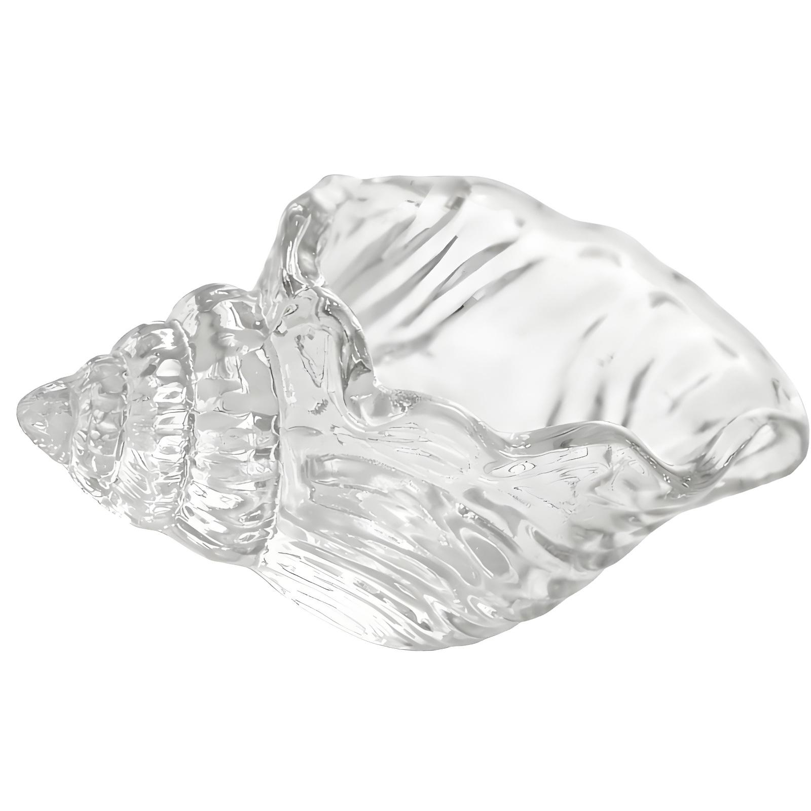 

Artistic Handcrafted Clear Glass Conch Candle Holders Sea Shell Tealight Votive Cup Floral Vase For Meditations And Gift 1