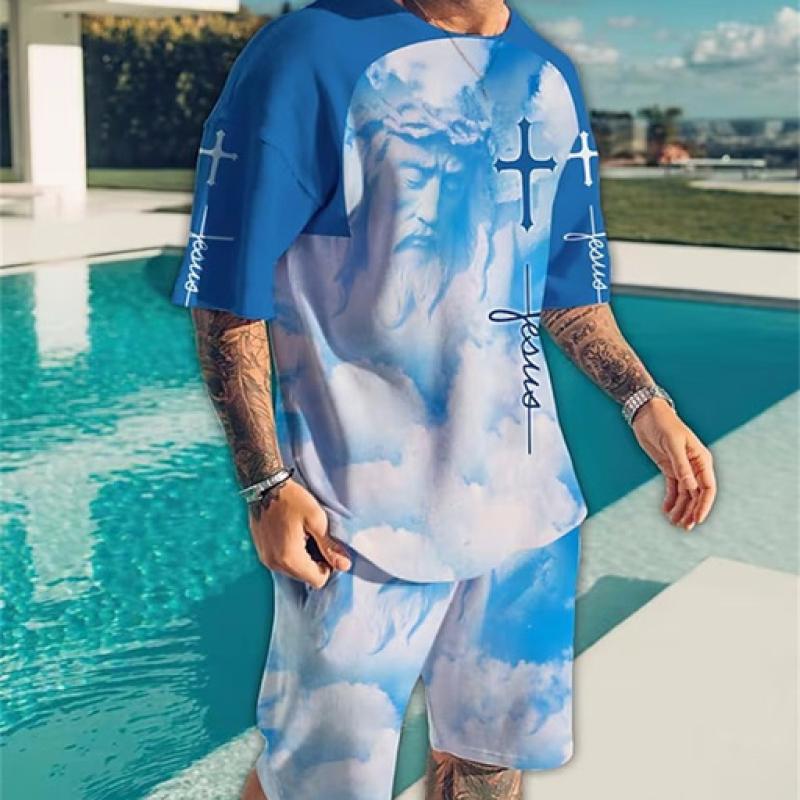 

Летняя мужская футболка большого размера, свободная одежда, ретро, ​​с коротким рукавом, модный черно-белый топ с 3D узором для лица, уличный топ с 0 вырезом