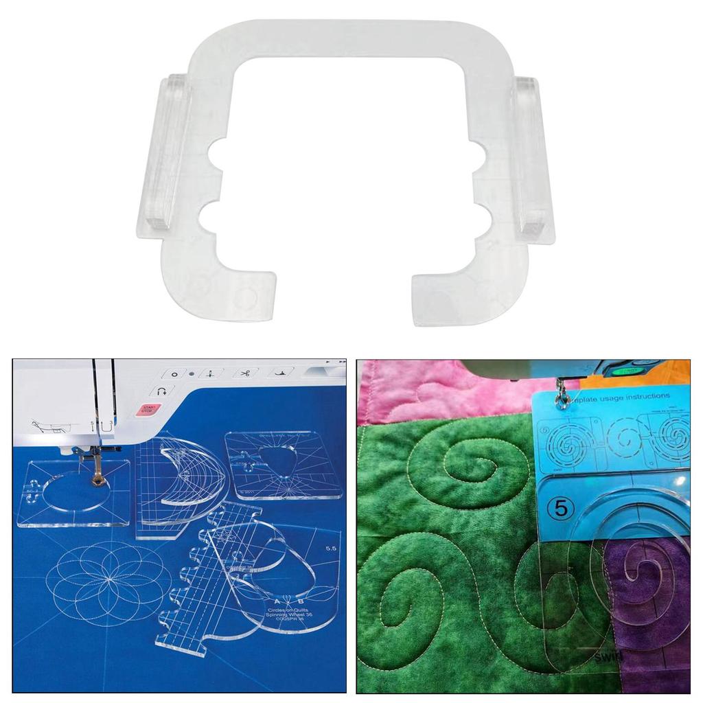 Acrylic Quilting Template Ruler Machine Set for Patchwork Sewing Tool