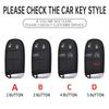 Dla Jeep Wysokiej jakości Skórzane Etui na Kluczyk Samochodowy Fob dla Jeep Renegade Compass Grand Cherokee dla Chrysler 300C Wrangler Akce