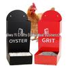 Metal Poultry and Bird Feeding Trough for Chickens and Parrots