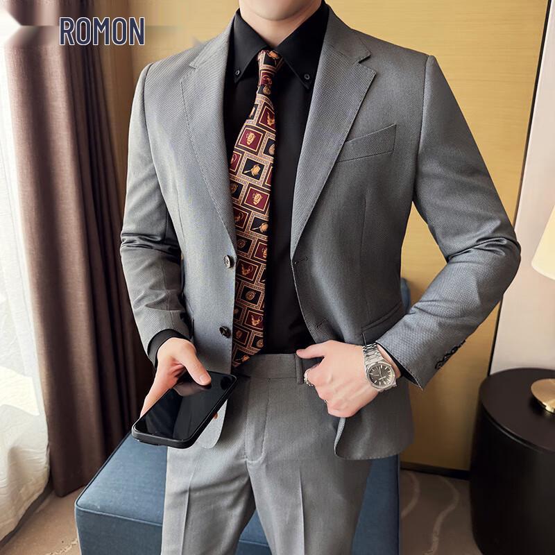 ROMON Men s Business Commuter Suit Set 3XL