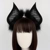 Ręcznie robiona opaska na głowę z uszami nietoperza Akcesoria do cosplayu dla dziewczyn-nietoperzy Uszy zwierzęcia Fursuit Maskarady Halloweenowa impreza cosplayowa