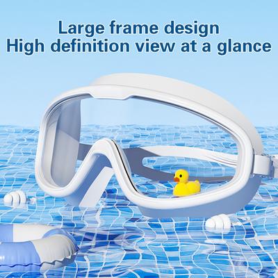 Adult And Children'S Large Frame High-Definition Waterproof And Anti Fog Diving Goggles