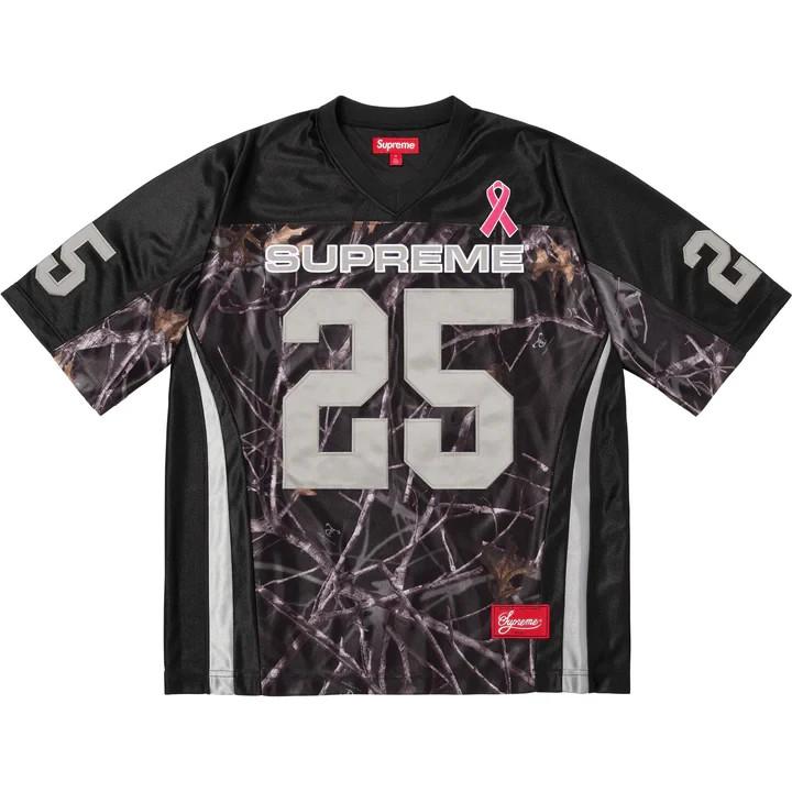 Supreme Breast Cancer Awareness Football Jersey Black S