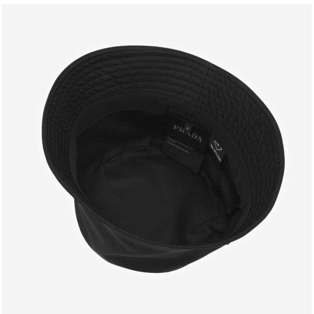 Prada Nylon Triangle Logo Bucket Hat 2hc137 2dmi F0002