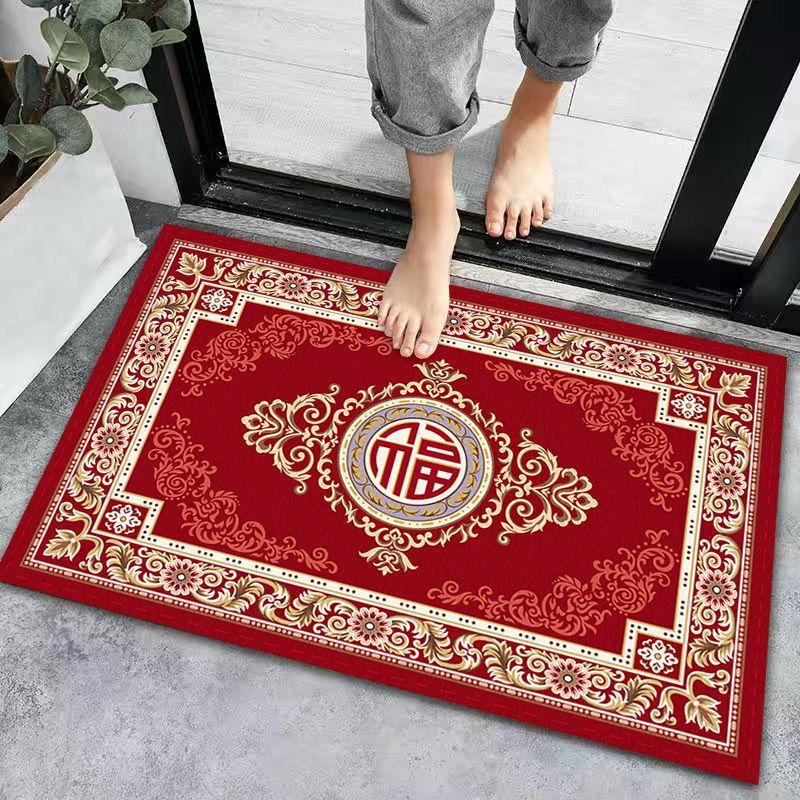 

Carpet Floor Mat Household Entrance Mat Living Room Bedroom Kitchen Bathroom Dirt Resistant Absorbent Anti Slip Entrance Mats 40x60CM