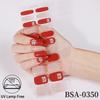 No-bake gel nail sticker waterproof Chinese wind lion explosion flash bronzing full curing gel nail sticker full sticker