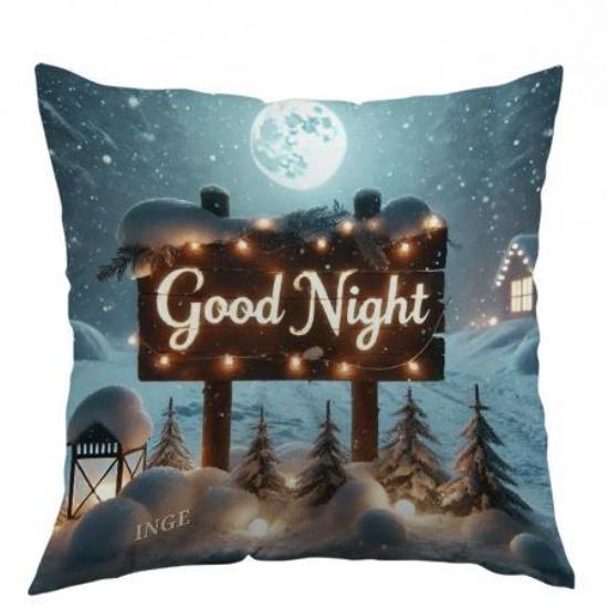 Weihnachten Bedruckter Kissenbezug Neues Zuhause Polyester Sofa Dekokissen Schlafzimmer Kissen Kissenbezug