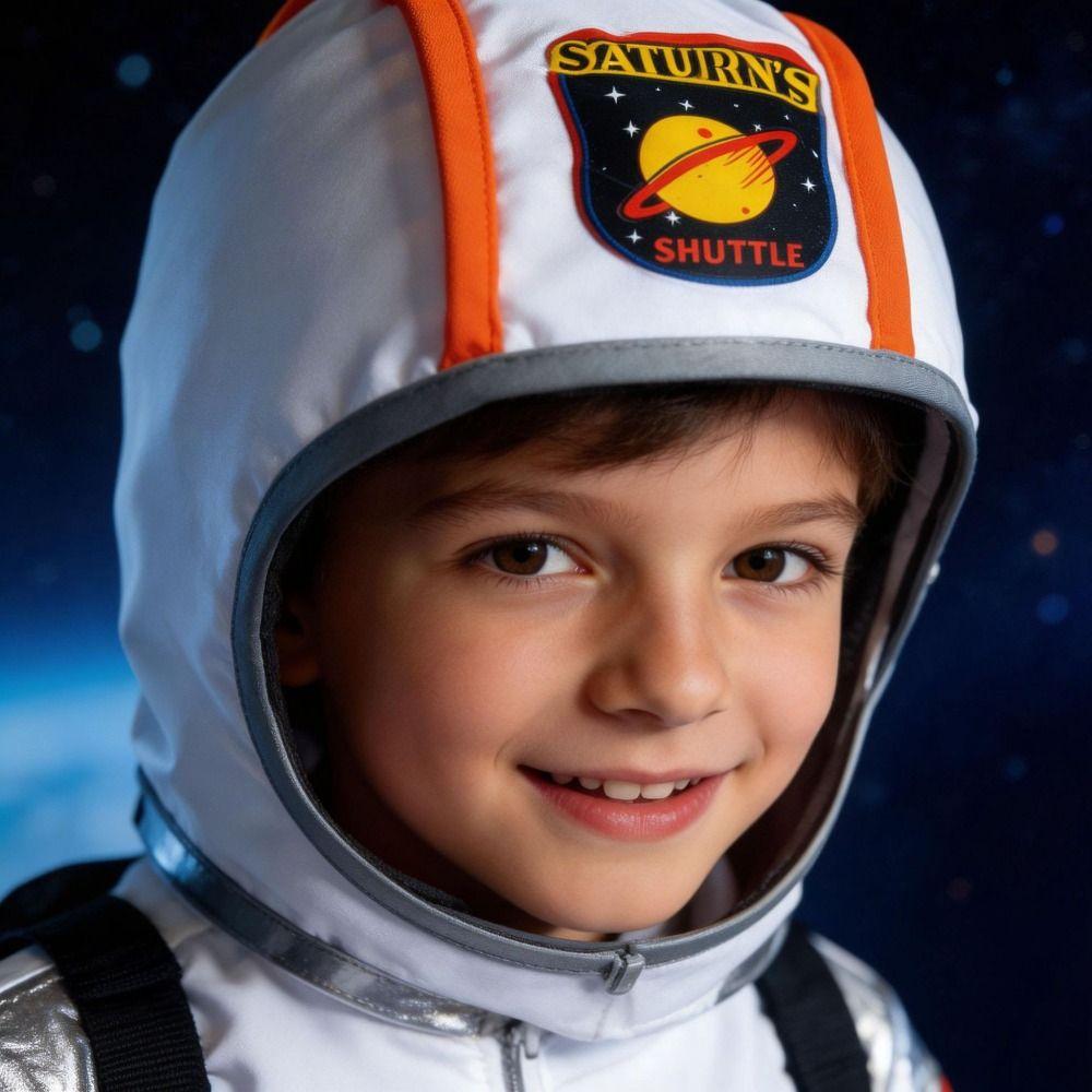 Space Theme Child Astronaut Jumpsuit Costume Dress Up Halloween Costume Space Themed Party