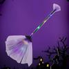 LED Halloween Party Witch Broom Kids Plastic Cosplay Flying Broomstick Props For Masquerade Halloween Cosplay Accessories