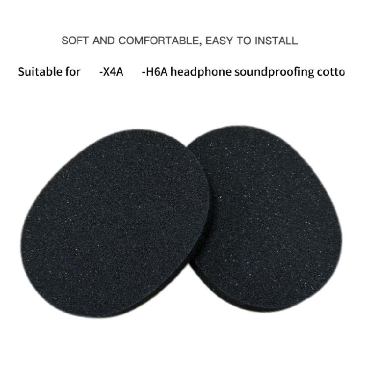 Soft Over Ear Pad Replacements For X4A H6A Headphones Enhances Seal Comfort Fit Ear Cushions