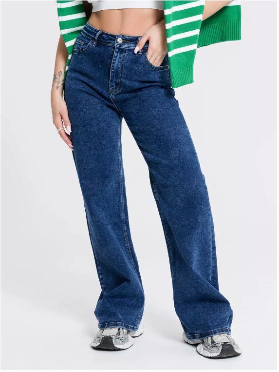 Женские дрэг-джинсы нового стиля 2025 30 темно-синий